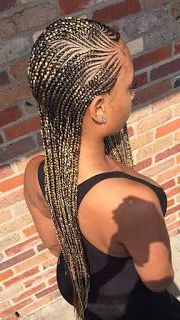 39 Hot Lemonade Braids Hairstyles Ponytails For African Regarding Latest Mermaid Side Braid Hairstyles (View 14 of 25)