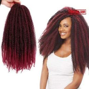 4 Packs Marley Hair For Twist 18 Inch Marley Twist With Current Marley Twists High Ponytail Hairstyles (View 14 of 25)