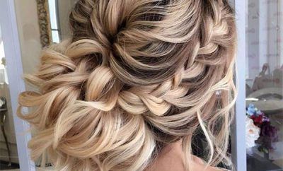 45 Most Romantic Wedding Hairstyles For Long Hair – Page 9 Pertaining To Current Bridal Crown Braid Hairstyles (Photo 23 of 25)