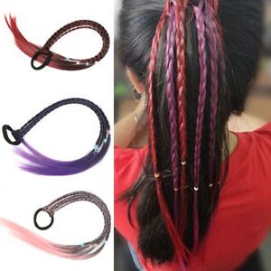5pcs Hair Rope Gradient Color Braid Girls Headdress Wig Within 2020 Rope Crown Braid Hairstyles (View 6 of 25)
