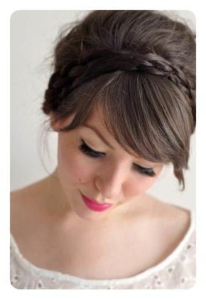 69 Easy And Elegant Headband Braid Hairstyles For Everyone! Regarding Latest Braid Tied Updo Hairstyles (View 16 of 25)