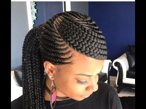 Beautiful And Lovely Cornrow Braided Hairstyles To Rock Inside Latest Braided Beautiful Updo Hairstyles (View 2 of 25)