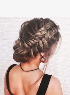 Beautiful Crown Braid With Updo Wedding Hairstyle Intended For Most Current Braided Beautiful Updo Hairstyles (Photo 22 of 25)