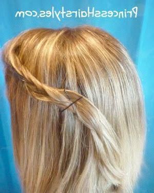 Bohemian Fishtail Braid Hairstyle #braidedbangs # Fishtail Regarding Newest Boho Fishtail Braid Hairstyles (Photo 17 of 25)