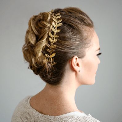 Braided And Knotted Updo | Mohawk Updo, Fishtail Braid With Regard To 2020 Fishtail Updo Braid Hairstyles (View 5 of 25)