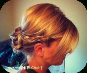 Braided Messy Bun | Messy Bun With Braid, Hair Styles With Regard To Most Up To Date Messy Elegant Braid Hairstyles (View 18 of 25)