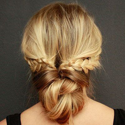 Braided Topsy Tail Bunour Friend @ozbeautyexpert Within Recent Messy Elegant Braid Hairstyles (View 4 of 25)