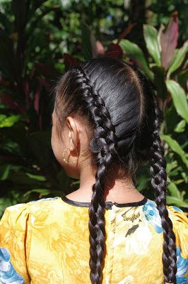 Braids & Hairstyles For Super Long Hair: Micronesian Girl For Most Recent Four Strand Braid Hairstyles (Photo 16 of 25)