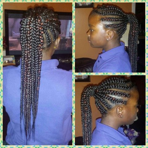 Braids Into Ponytail (with Images) | Braided Ponytail Inside Most Current Marley Twists High Ponytail Hairstyles (Photo 25 of 25)