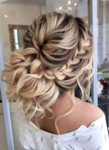 Bridal Hair | 35 Braided Wedding Hairstyles With Newest Reverse Braided Buns Hairstyles (Photo 16 of 25)