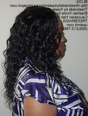 Cornrow Tree Braids  Lovely Loose Deep Hair Tree Braids With Regard To Current Loose Pancaked Side Braid Hairstyles (View 9 of 25)