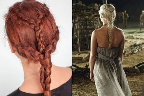 Daenerys' Stacked Double Dutch Braid | Hair Styles, Summer Regarding Most Up To Date Double Dutch Braids Hairstyles (Photo 16 of 25)