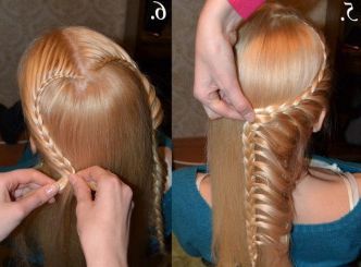 Diy Heart Shaped French Braids Hairstyle Pertaining To Most Recent Heart Braids Hairstyles (View 2 of 25)