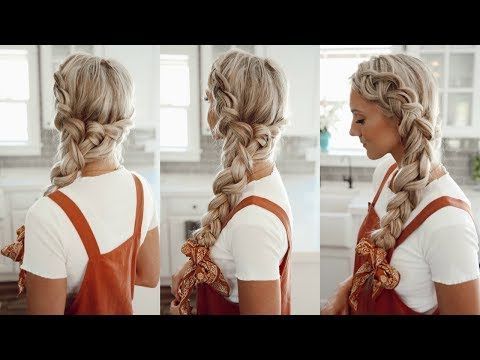 Double Dutch Braids Into One How To Video Tutorial Regarding Most Up To Date Double Dutch Braids Hairstyles (View 22 of 25)