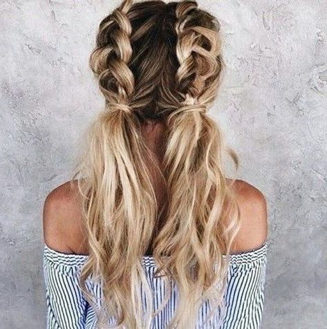 Double Dutch Pigtails | Blonde Hair Inspiration, Dutch Within Most Recently Double Dutch Braids Hairstyles (Photo 1 of 25)