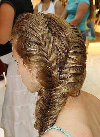 Double French Fish Tail | Hair, Braided Hairstyles, Hair With Most Recently Double Braided Single Fishtail Braid Hairstyles (Photo 1 of 25)