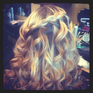 Finally Got To Show Off Lol Got My Hair Done Of The Pertaining To Recent The Waterfall Braid Hairstyles (Photo 19 of 25)