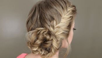 Fishtail Braided Updo | Fishtail Braid Updo, Fish Tail Within Newest Fishtail Updo Braid Hairstyles (Photo 10 of 25)