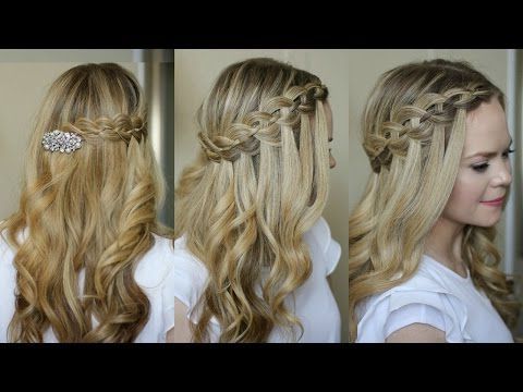 Four Strand Waterfall Braid | Braided Hairstyles, Braided Throughout Newest Four Strand Braid Hairstyles (View 6 of 25)