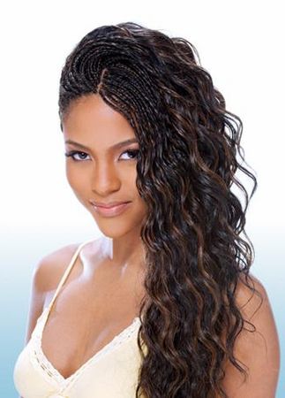Freetress Bulk Loose Deep 24 Braiding Hair Synthetic For Newest Loose Pancaked Side Braid Hairstyles (View 20 of 25)