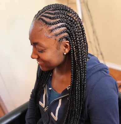 Ghana Trendy Braids Hairstyles For 2020: Latest Ghana Pertaining To Most Up To Date Braided Beautiful Updo Hairstyles (View 3 of 25)