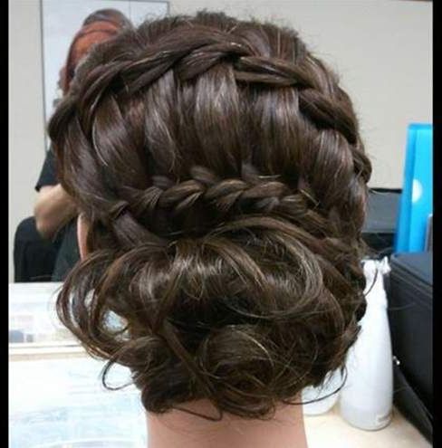 Hair Styles Long For Women Updo Hairdos Hair Styles Long With Regard To Latest The Waterfall Braid Hairstyles (Photo 18 of 25)