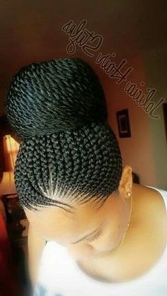 Hairstyles | African Hair Braiding Styles, Braided Pertaining To Most Recently Reverse Braided Buns Hairstyles (View 25 of 25)