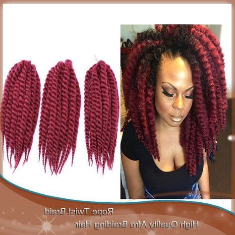 High Quality African Braiding Hair | Rope Twist Braids For Best And Newest Rope And Braid Hairstyles (Photo 24 of 25)