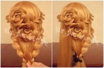 How To Diy Pretty Rose Braids Hairstyle Regarding Current Double Rose Braids Hairstyles (Photo 25 of 25)