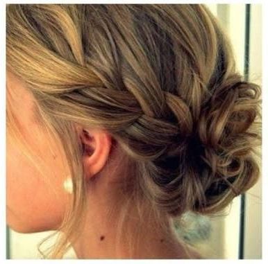 Image Result For Formal Hairstyles For Medium Hair | Short For Newest Reverse Braided Buns Hairstyles (View 5 of 25)