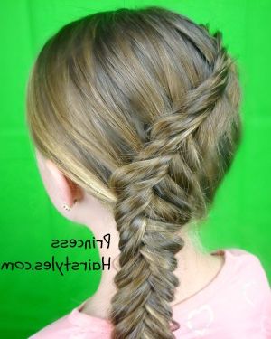 Inside Out Fishtail Braid Tutorial | Hairstyles For Girls For Most Recently Fishtail Updo Braid Hairstyles (View 21 of 25)