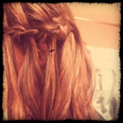 Just Learned How To Do The Waterfall Braid! I'd Say It Was Pertaining To Recent The Waterfall Braid Hairstyles (Photo 2 of 25)