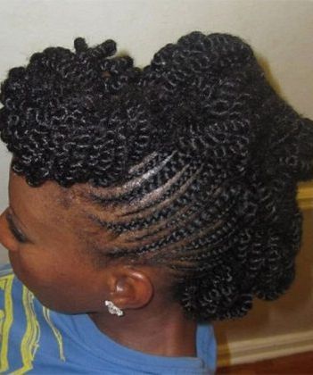 Latest Braided Mohawk Hairstyles And Updos With Most Up To Date Pouf Braided Mohawk Hairstyles (Photo 8 of 25)