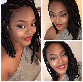 Marley Twist Bob … … In 2019 | Crochet Braids Hairstyles Pertaining To Most Current Marley Twists High Ponytail Hairstyles (Photo 15 of 25)
