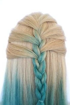 Mermaid Half Updo · How To Style A Braid / Plait · Beauty Throughout Newest Mermaid Side Braid Hairstyles (View 8 of 25)
