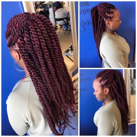 Pin On Twists Pertaining To Most Up To Date Marley Twists High Ponytail Hairstyles (View 22 of 25)