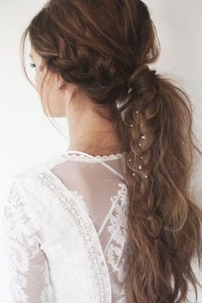 Pretty & Casual Messy Ponytails | Hairstyles 2017, Hair Inside Most Up To Date Messy Elegant Braid Hairstyles (View 6 of 25)