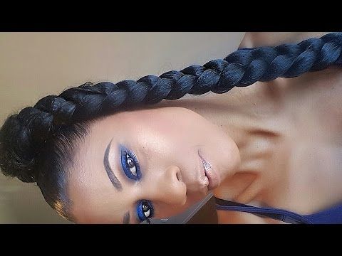 Protective Styles: Goddess Braid Ponytail! – Youtube Within Newest Greek Goddess Braid Hairstyles (View 3 of 25)