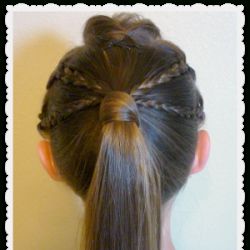Reverse Pull Through Braid, Ponytail Hairstyle | Hair With Latest Reverse Braided Buns Hairstyles (Photo 8 of 25)