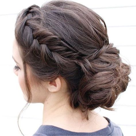 Romantic Braided Updo. Bridal Updo (View 4 of 25)
