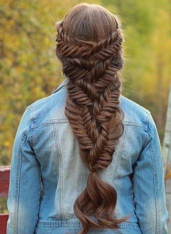 The Fishtail Braid (with Images) | Long Hair Styles In Most Popular Fishtail Updo Braid Hairstyles (View 16 of 25)