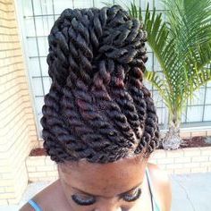 Twist Updo | Hair Styles, Braided Hairstyles, Natural Hair Pertaining To Current Braid Tied Updo Hairstyles (View 24 of 25)
