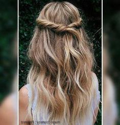 Twisted Half Up Hairstyle Regardless If You Have Curly Within Most Recently Loose Highlighted Half Do Hairstyles (View 1 of 25)