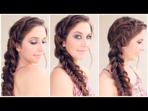 Voluminous Dutch Fishtail Hair Tutorial – Youtube | Hair With Regard To Most Up To Date Boho Fishtail Braid Hairstyles (View 16 of 25)