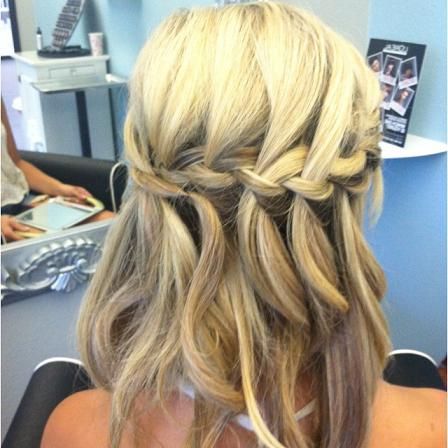 Waterfall Braid With Curls | Hairstyles How To Pertaining To Recent The Waterfall Braid Hairstyles (View 7 of 25)