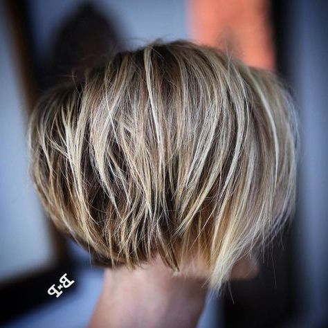 100 Mind Blowing Short Hairstyles For Fine Hair | Bob Regarding Ash Blonde Balayage For Short Stacked Bob Hairstyles (Photo 1 of 25)