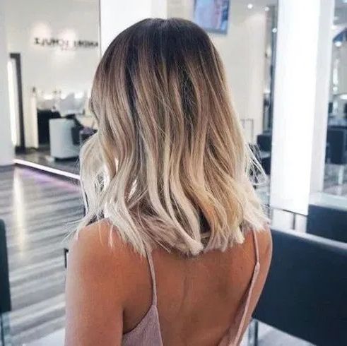 125 Ideas Hair Color Ombre Blonde Balayage Long Bob Pertaining To Cinnamon Balayage Bob Hairstyles (View 19 of 25)