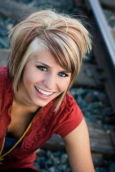 15 Ultra Chic Short Hairstyles With Bangs – Pretty Designs Pertaining To Recent Short Hairstyles With Blue Highlights And Undercut (View 18 of 25)