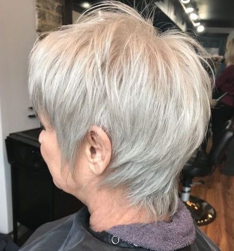 20 Shaggy Hairstyles For Women With Fine Hair Over 50 Regarding Most Popular Short And Choppy Graduated Pixie Haircuts (Photo 16 of 25)