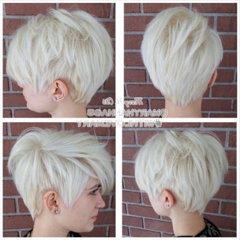27 Cute Straight Hairstyles: New Season Hair Styles Intended For Newest Pastel Pixie Hairstyles With Undercut (View 24 of 25)